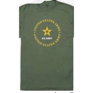 Rapid Dominance Army Graphic T-Shirt Size 2XL Green Military